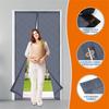 Magnetic Thermal Insulated Door Curtain Energy-Saving Privacy-Protecting Windproof Waterproof Cotton Curtain for Heater Room