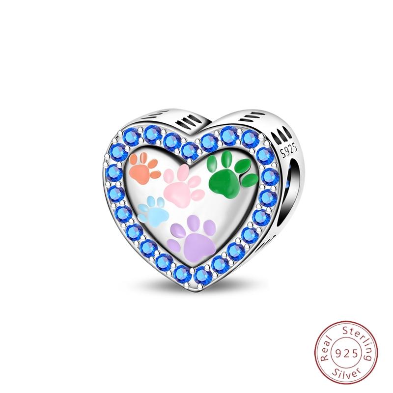 Sweety Copper Cake Poodle Crown Flowers Lover Luminous Charms Beads Fit 3Mm Bracelets Diy Fine Jewelry Making