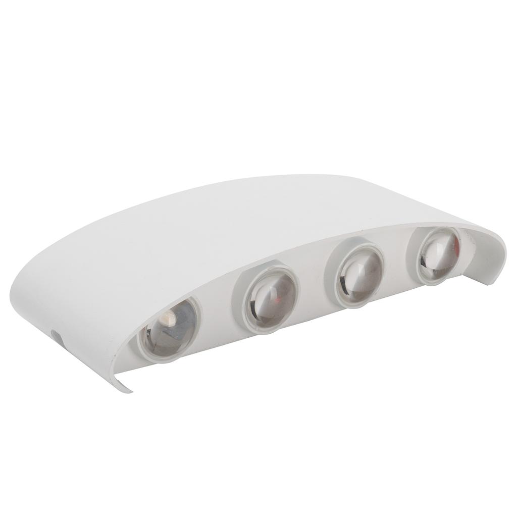 8LED 8W Wall Sconce Waterproof Wall Light for Outdoor Indoor Lighting AC85-265V Warm Light