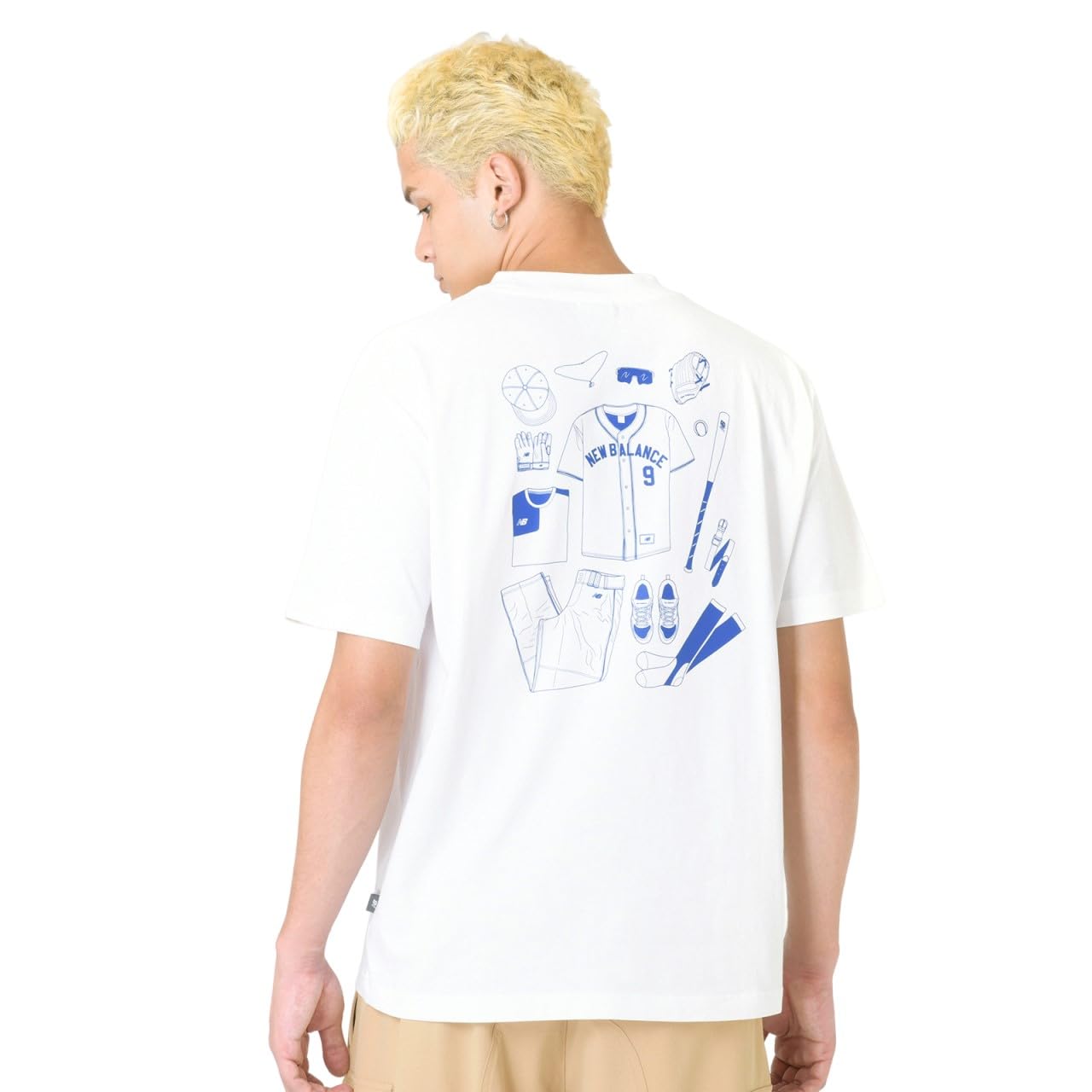 

Футболка FINE BOYS Listed с коротким рукавом Baseball Essentials с коротким рукавом Heavy Weight с коротким рукавом WT L [New Balance] Футболка (МТ43948) Футболка (белый)