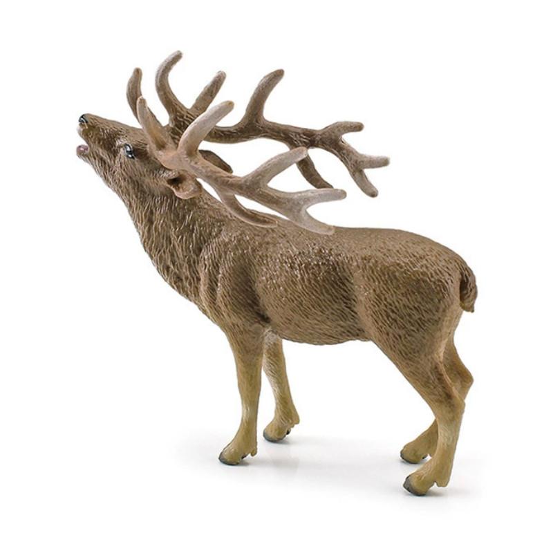 Simulation Luchs Hirsch Braunbär Pferd Kuh Eichhörnchen Wildtier Modell Ornament Für Naturdekor Sammler