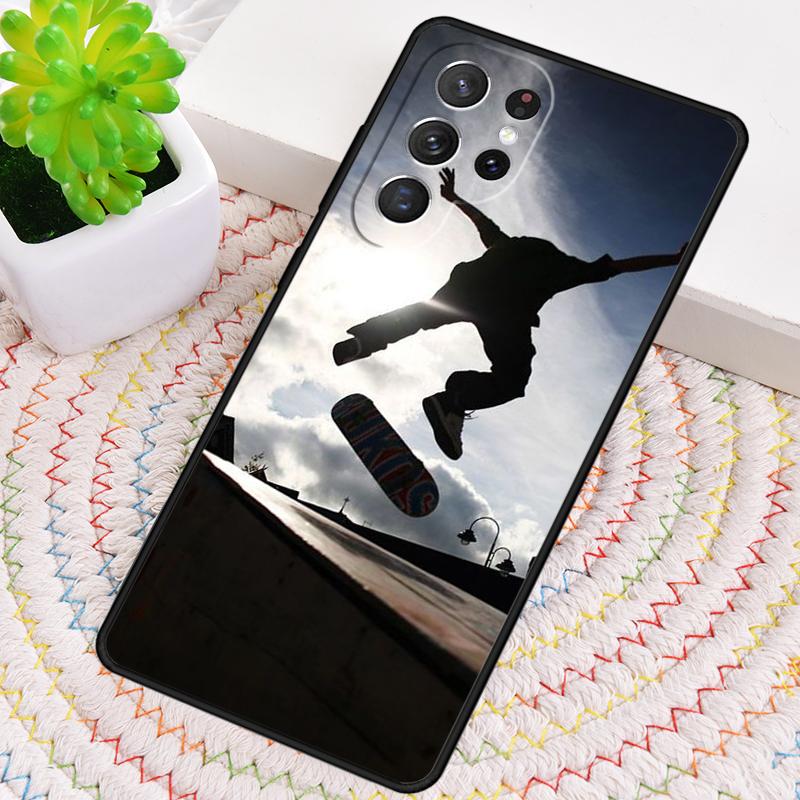 Skate Extreme Sport TPU Phone Case For Samsung Galaxy note 10 pro S26 S25 S24 S23 S22 Ultra Plus S21 FE S20 Shockproof Cover