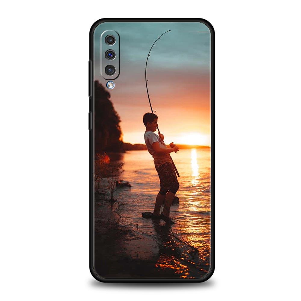 fishing Phone Case For Samsung A54 A52 A24 A14 A50 A70 A10 A30 A40 A20S A20E A06 A02S A12 A22 A34 A42 A32 5G A04s A16 Cover