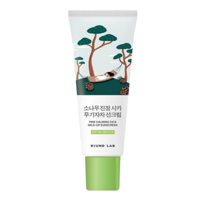 Round Lab Pine Calming Cica Mild Up Sunscreen SPF50+ PA++++ (40ml)