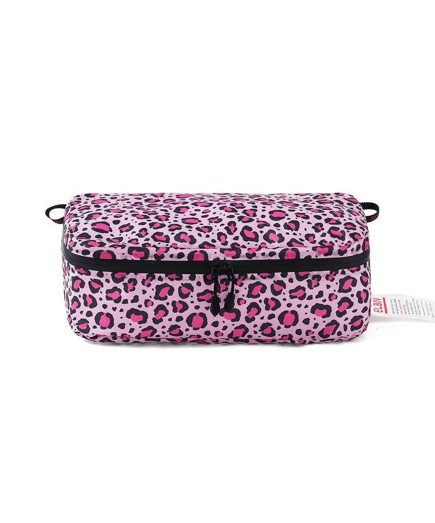 Elbiv Pink Leopard Print Daily Pouch (L)