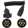 Cavo di Prolunga per Pannello Luci Camion Rimorchio a 7 Pin Cavo Maschio a Femmina Spina Cavo Presa Parte Raccordi Spina Circuito Presa