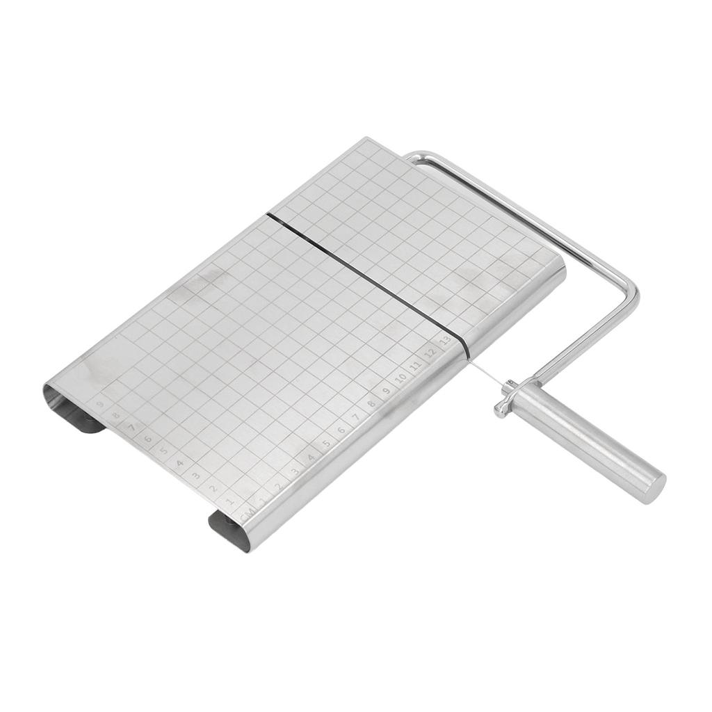 Käseschneidebrett aus Edelstahl mit 5 Ersatzdrähten, Mehrzweck-Präzisionswaage für Cheddar 