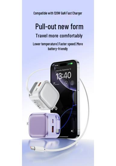 120W GaN Charger with AI Temperature Control, Triple-Port Fast Charging for Huawei & Apple Devices