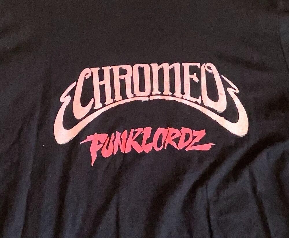 Chromeo T Shirt EDM T Shirt Dance Music T Shirt Mens Large Concert T Shirt Unisex T-Shirt S