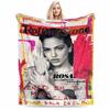 Magazine Art Style Blanket for All Seasons Blanket Lunch Break Throw Gift