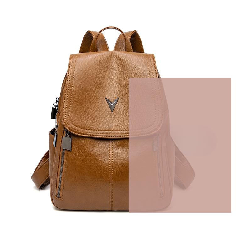 

Spring and Summer Easy-to-match Backpacks, Women s Trendy Large-capacity Schoolbags, and Casual Travel Bags
