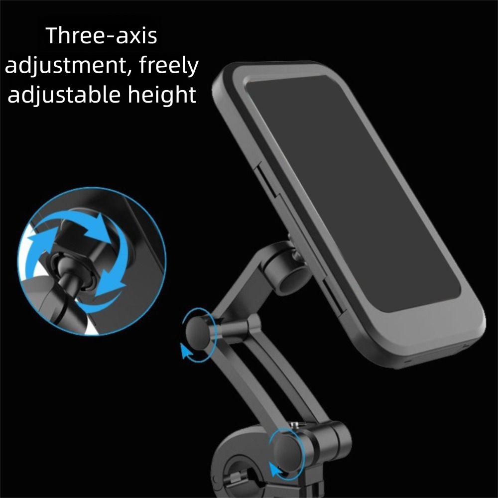 360° Swivel Motorcycle Phone Holder Magnetic Mount Waterproof Phone Holder Adventure Sports