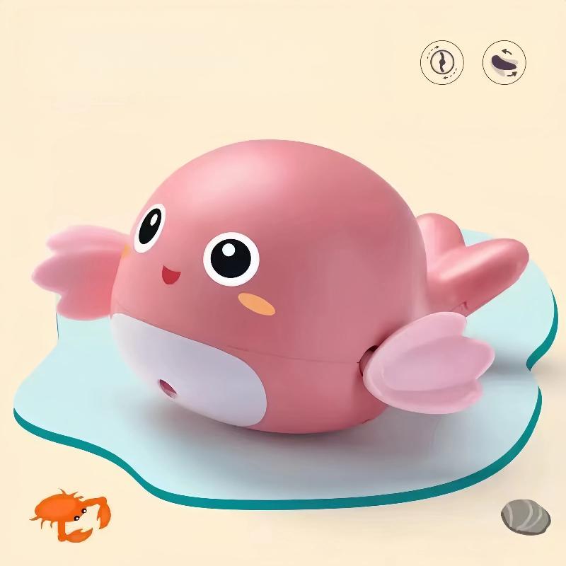 Bath Time Children's Water Play Toy Small Dolphin Water Toy, Bathtub Toy Little Duck And Little Turtle, Suitable For Boys And Girls
