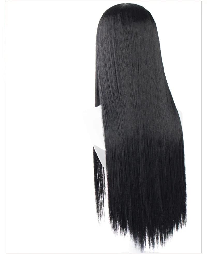 Anime Long Illumi Zoldyck Irumi Middle Parting Wig Heat Resistant Synthetic Hair Wigs