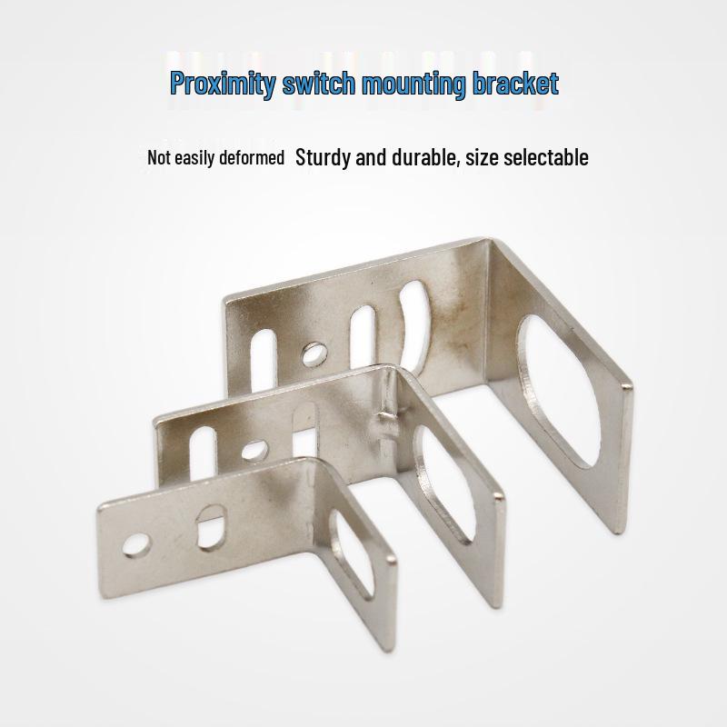 L-Type Mounting Bracket for M8, M12, M18 Proximity Sensor Photoelectric Switch