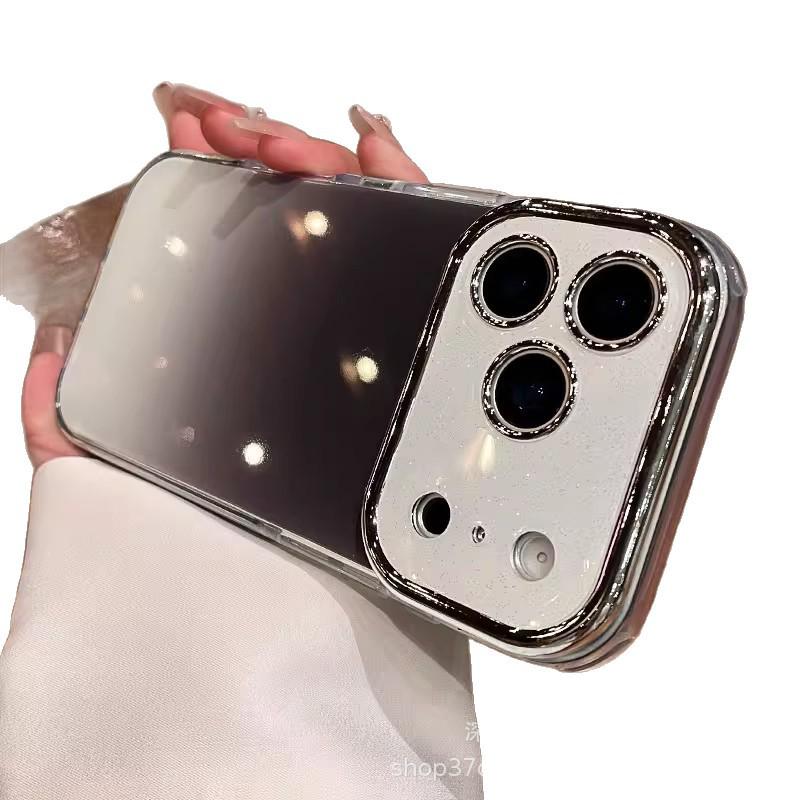 

Gradient Blurring iPhone 17 Pro Max Glitter Case with Airbag Anti-Fall and Large Window 16 Pro Max