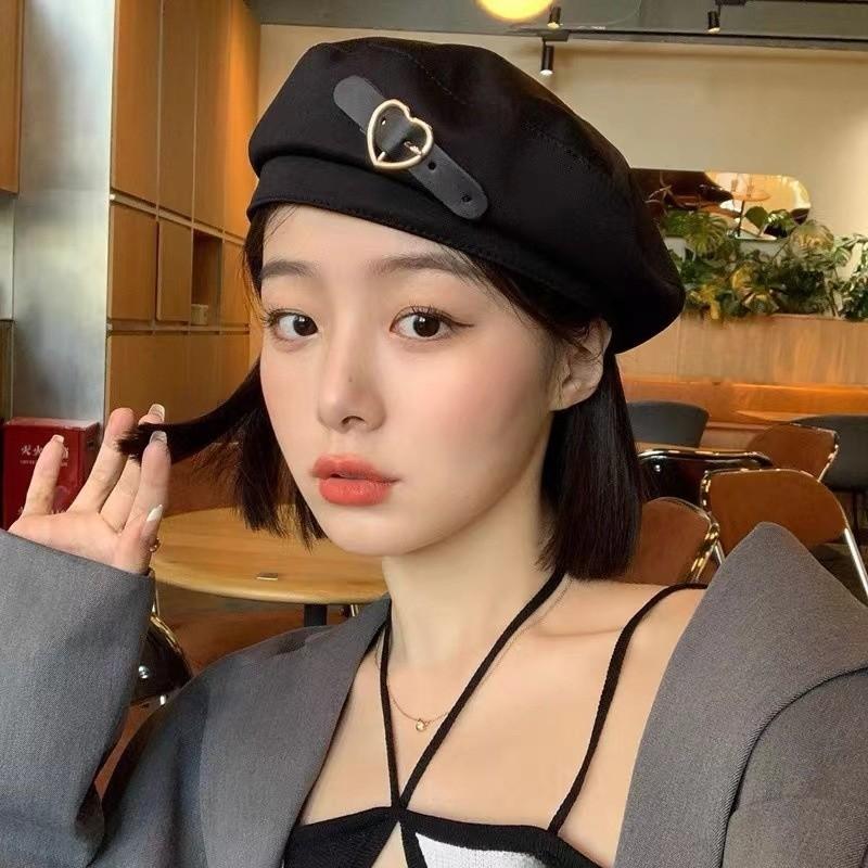 

Bear Girl Beret Hat With Polyester Material For Autumn Winter Fashion Women Style 1