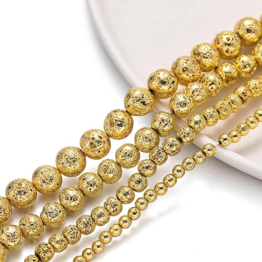 Bead, silvery