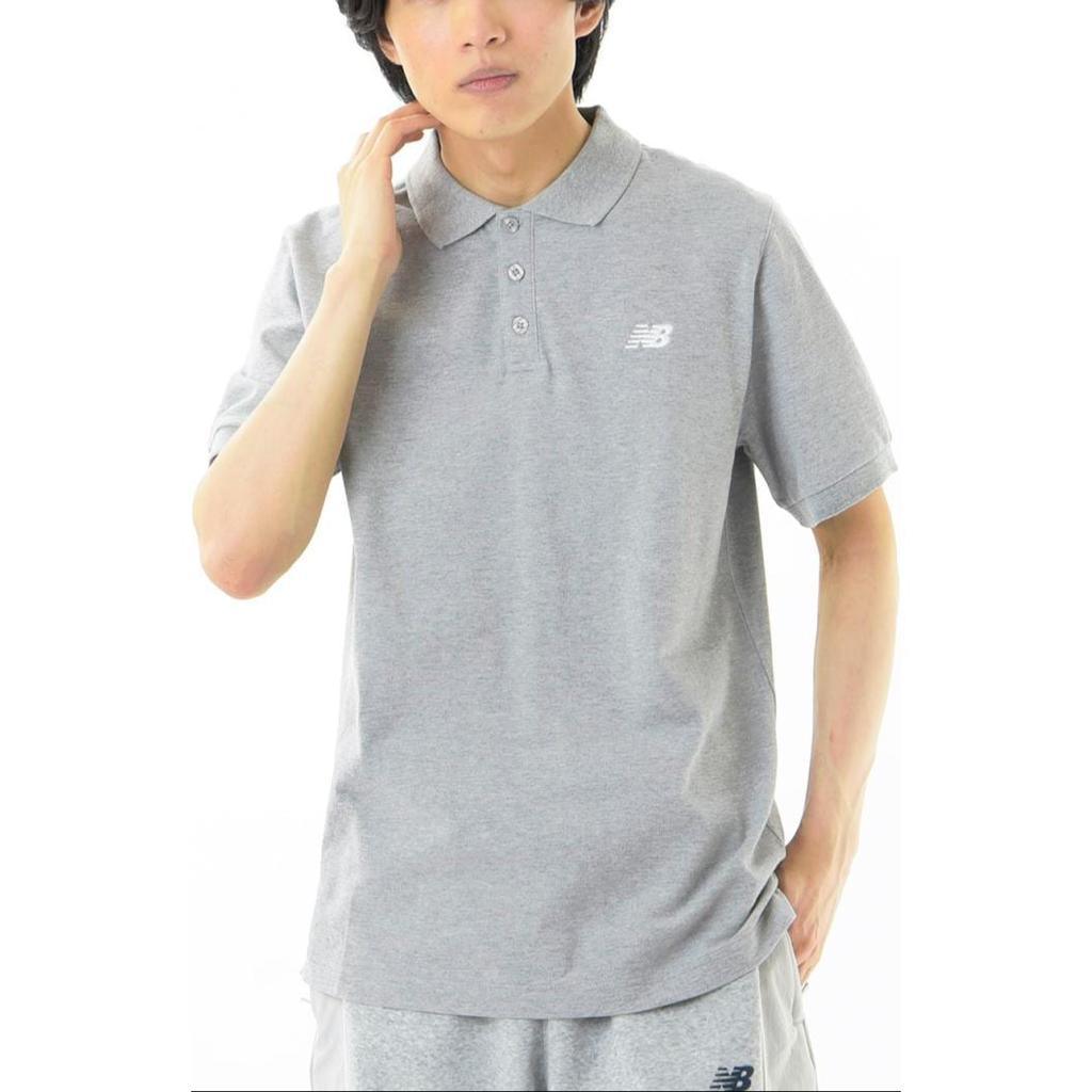 New Balance Polo Shirt Men's Gray MT41503-AG