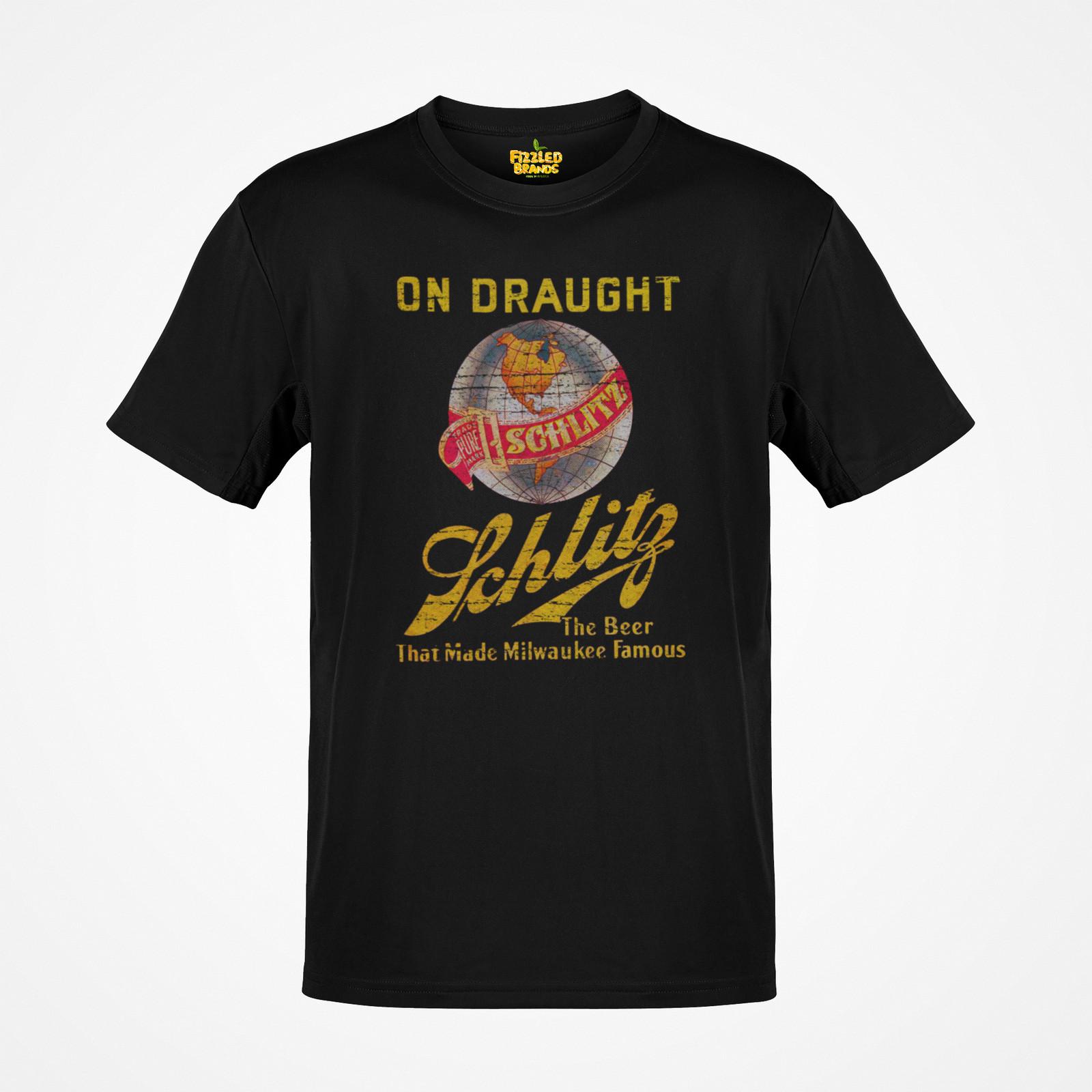 Schlitz Beer Milwaukee on Draught Wisconsin Brewery T-shirt S разноцветный