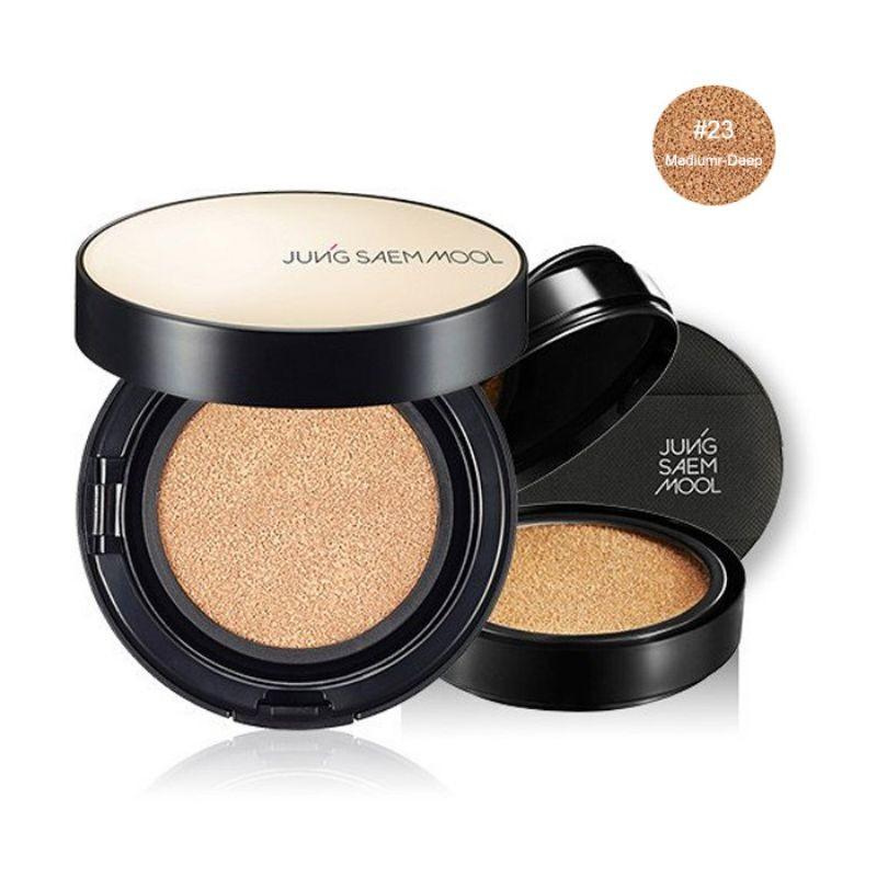 

JUNGSAEMMOOL Essential Skin Nuder Cushion 14г+14г (Рефил) 7 цветов, приятные для кожи пудры, обеспечивающие стойкое покрытие MediumDeep