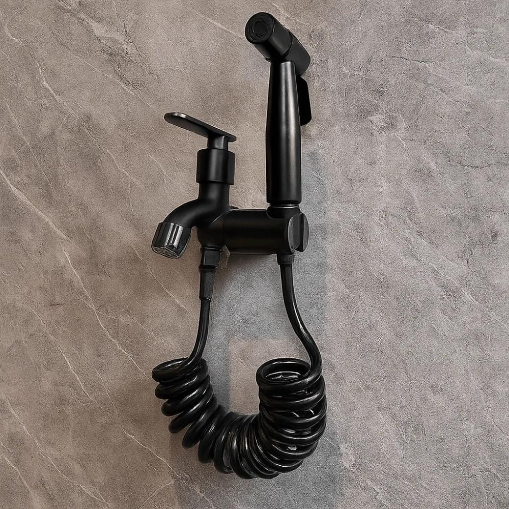 304 Stainless Steel Handheld Bidet Sprayer Adjustable Baby Diaper Cleaner  Diaper Cleaning