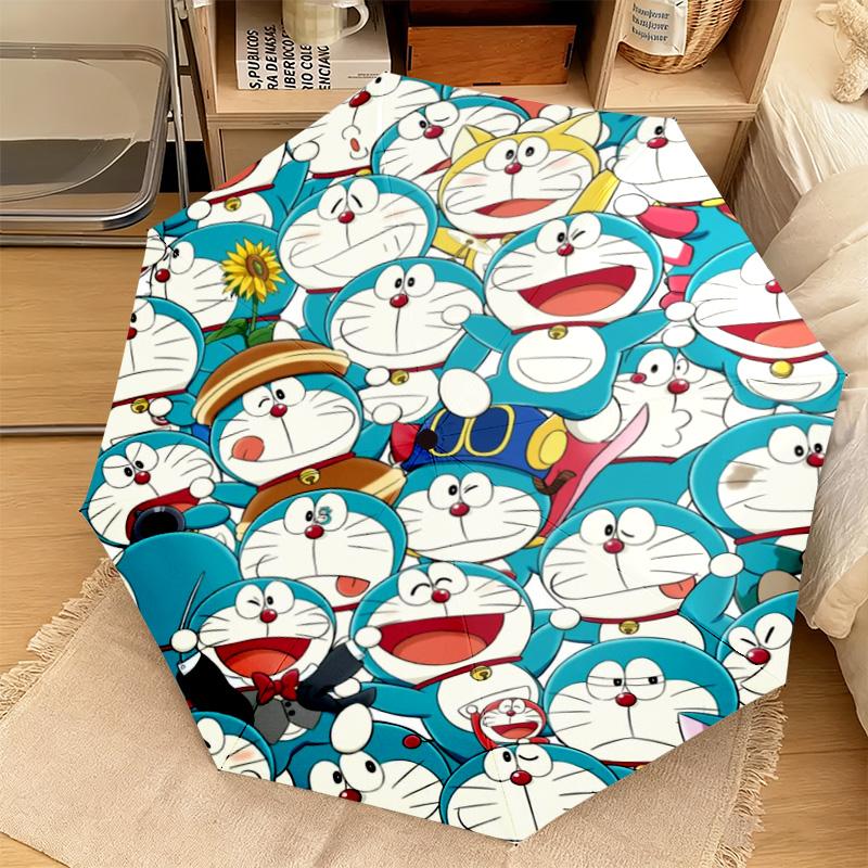 1PC Doraemon  Automatic Umbrella - Suitable Travel Outdoor Portable Umbrella Birthday Gift Daily Essentials