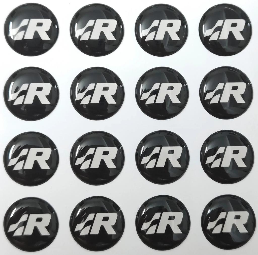 YNEPB1 Car Key Sticker Auto Control Keychain Accessories For Volkswagen VW Rline R GTI Golf Polo Passat Magotan Tiguan Bora Jetta T-ROC