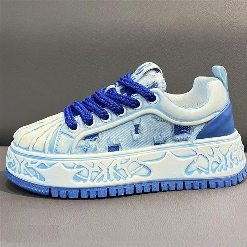 Autumn sports shoes thick-soled wear-resistant tide thick-soled dad shoes bjd