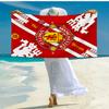 Manchester Football Fashion Beach Towel: Ideal for Summer Adventures, Soft, Absorbent and Quick Drying, Suitable for Swimming and Bathing