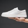 Plus Size 49 Trendy Men Leather Casual Shoes Soft Outdoor Sneakers Comfortable Lightweight Flat Shoes Classic Social Board Shoes