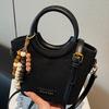 Autumn new fashion simple personalized handbag fashionable casual messenger bag bag shoulder bucket bag