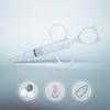 Pet Medicine Syringe Soft Tip Safe Wet Dry Use Dog Cat Tablet Feeder with Scale for Milk Water