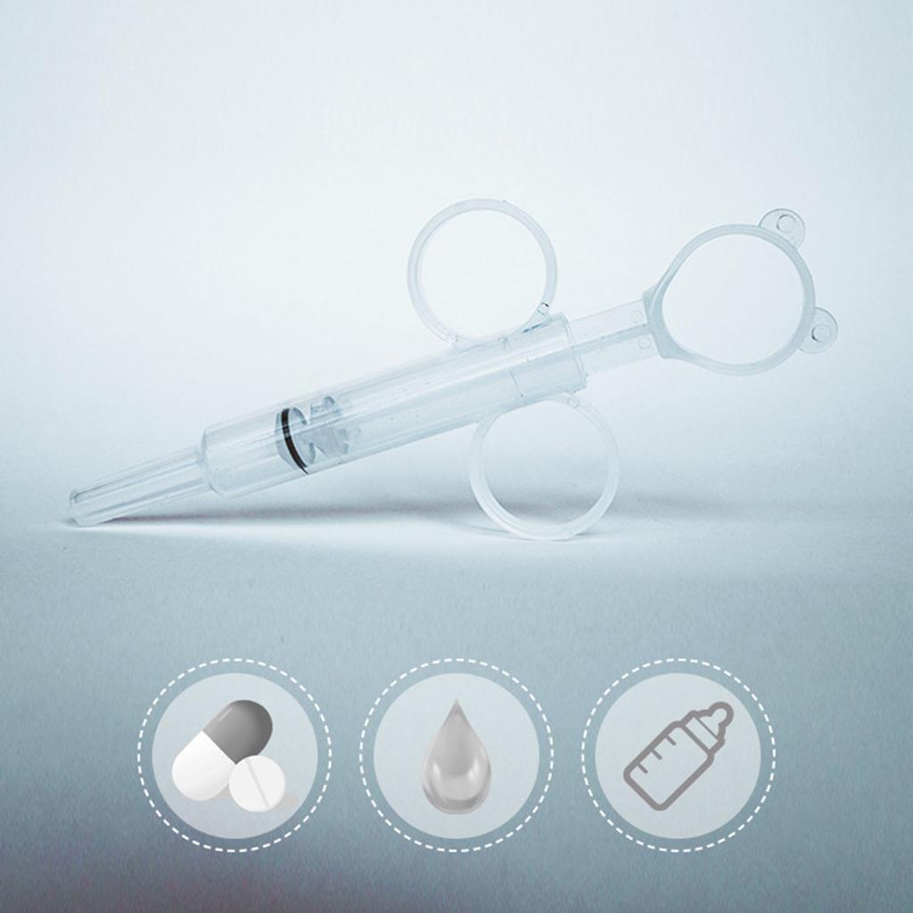 Pet Medicine Syringe Soft Tip Safe Wet Dry Use Dog Cat Tablet Feeder with Scale for Milk Water