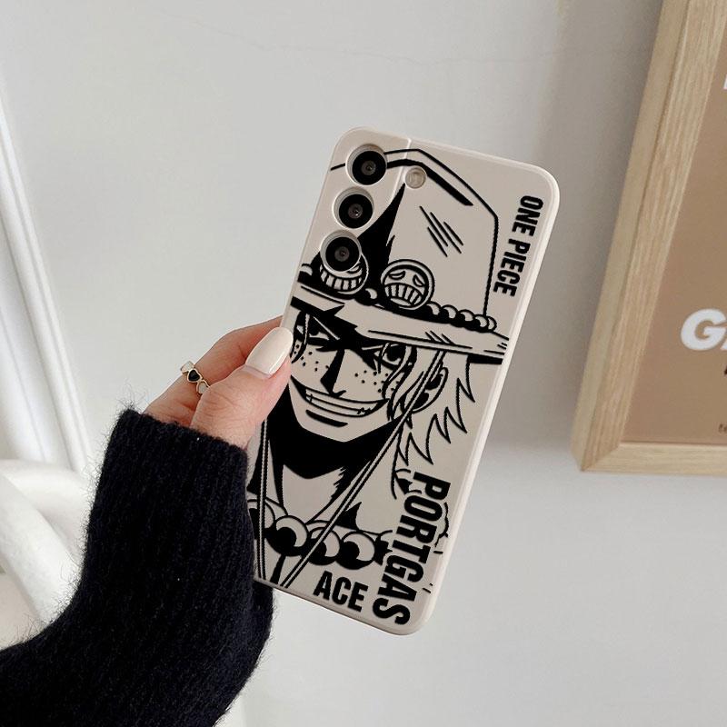 Luffy Ace Sabo Manga Ones P-PIECE Phone Case For Samsung Galaxy S26 S25 Ultra S24 S23 S22 Plus S21 S20 FE S26 A37 A57 5G Cover