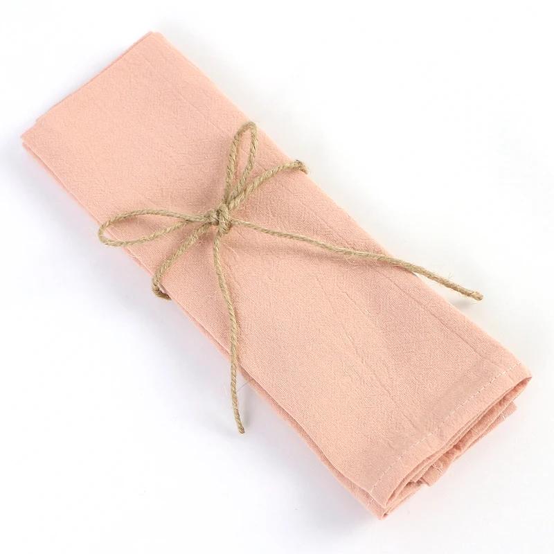 20PC Christmas Green Red Cotton Cloth Napkins 30X45cm Dinner Washable Napkins With Hemmed Edges For Restaurant Wedding And Hotel