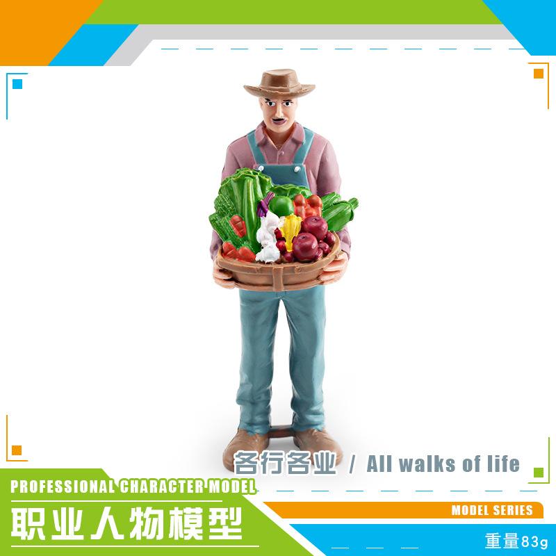 Giocattolo Educativo Montessori Mondo della Cognizione Architettura Figure Professionali insegnanti medici costruzione polizia Action Figures