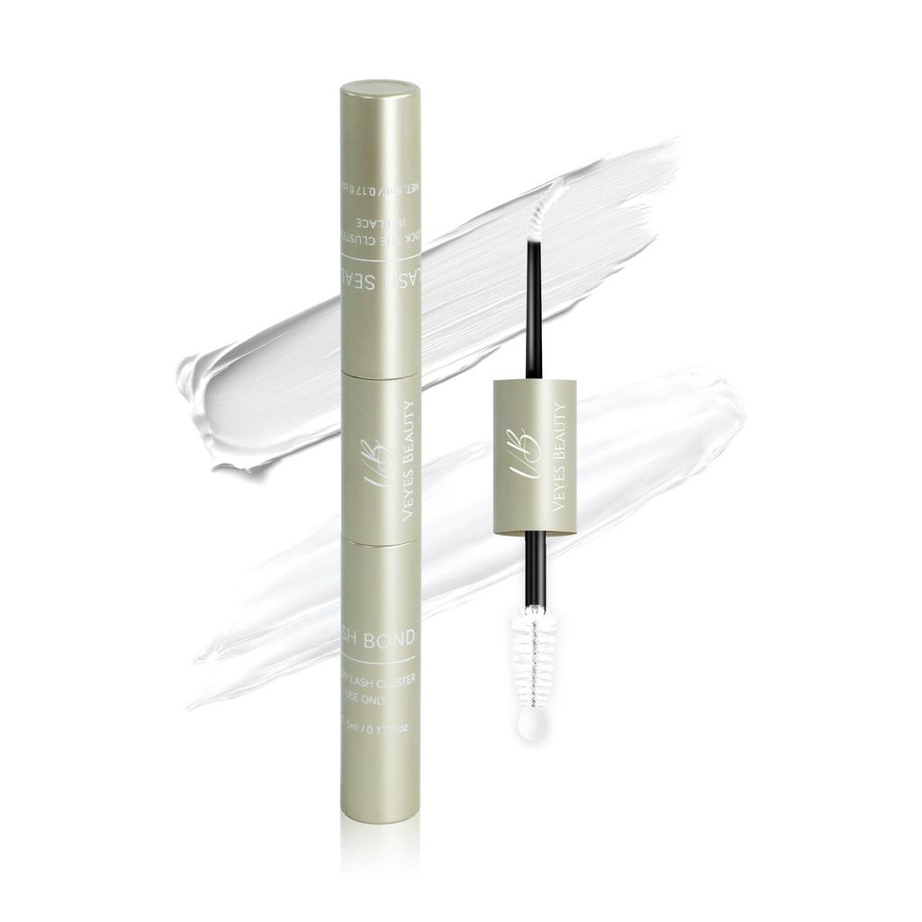 veyesbeauty 2 In 1 Lash Bond & Sealant with Ballpoint Spoolie for DIY Lash Extensions