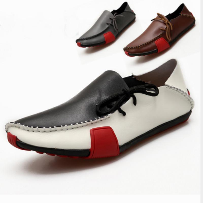 

Мужская повседневная деловая обувь, кожаная повседневная обувь, низкие мокасины