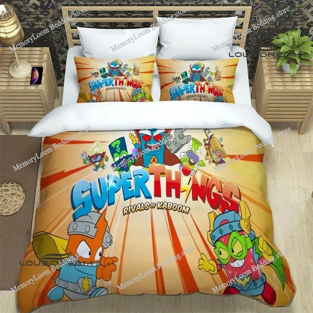Cute Cartoon Super Zings Bedding Sets Exquisite Bed Supplies Set Duvet Cover Comforter Set Bedding Set Luxury Birthday Gift