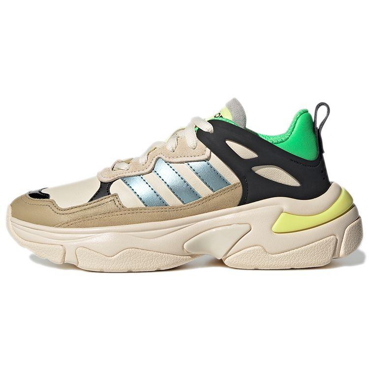 

Adidas Neo Boujirun Удобные Кожаные Кроссовки на Шнуровке Износостойкие Нескользящие Низкие Кроссовки для Бега Женские кроссовки Хаки GW6104 36