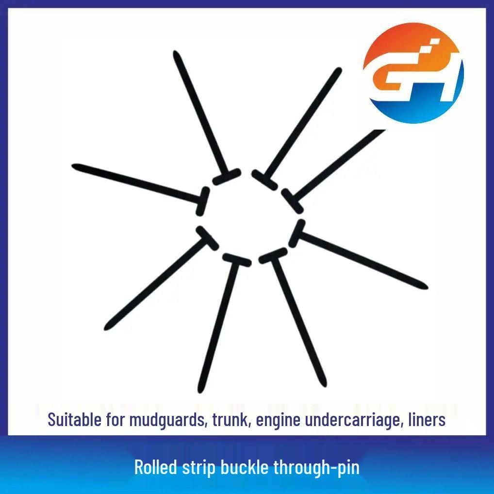 Nylon Universal Cable Tie with Through-Heart Pin