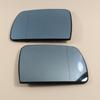 Car Wing Mirror Glass Fits For  BMW X5 E53 1999-2006 Blue & Heated