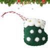 Christmas Tree Ornament Hanging Wool Felt Socks Felt Glove Pendant Decor For Bedroom Living Room Balcony Garden Party
