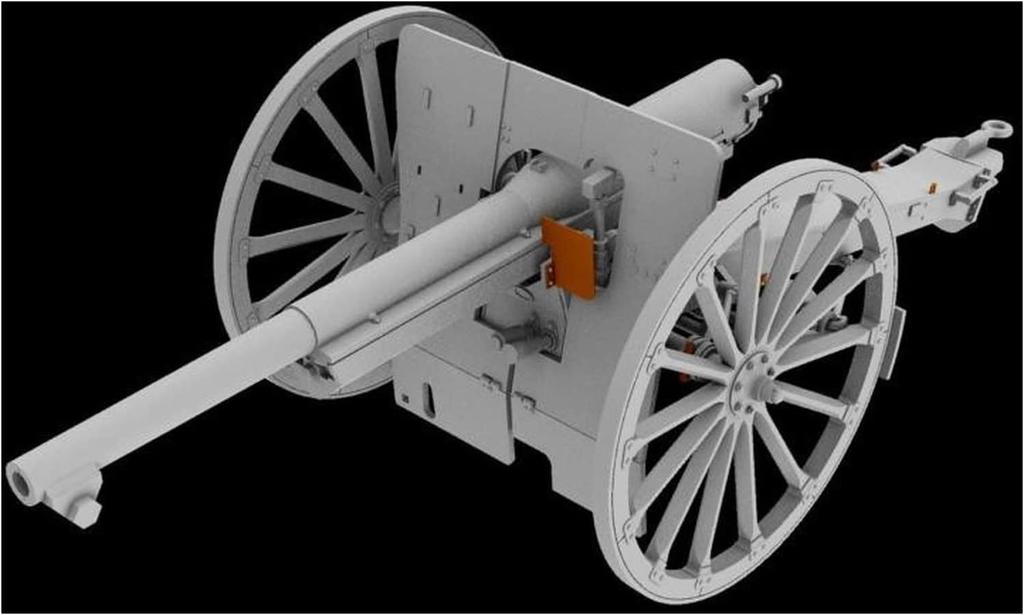 IBG 1/35 French 75mm Schneider M.1897 Field Gun, World War I Type, Plastic Model Kit PB35067