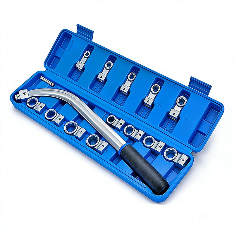 Special Tools for Pulley And Idler Belt Tension Wrench for Car Maintenance 15-Piece Automobile Engine Belt Adjustment Wrench Set A