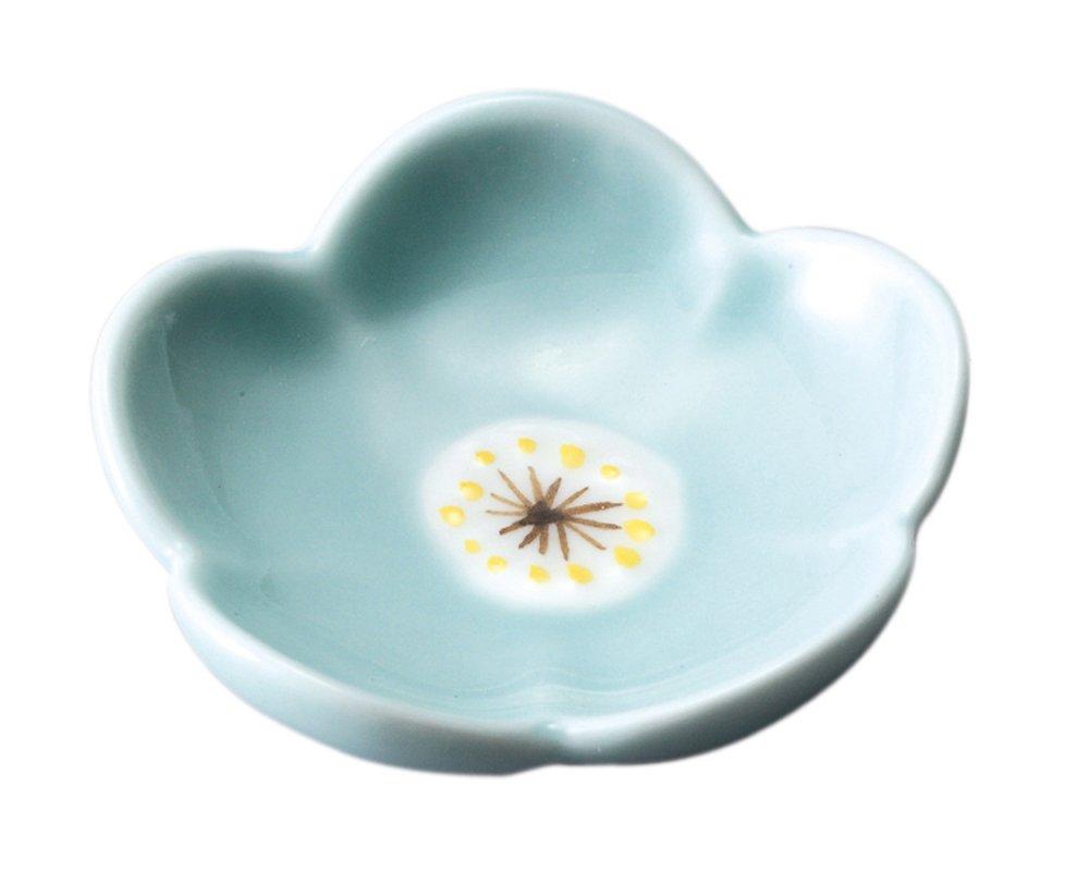 

Okugawa Pottery Hasami Ware Chopstick Small Light Made in 485541 Rest, Flower, Blue, Japan, Q-05 светло-синий