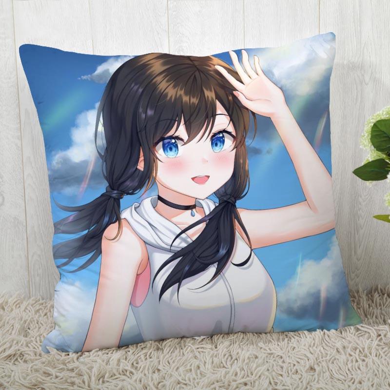 Tenki No Ko (Weathering With You) Pillow Cover Customize Pillowcase Modern Home Decorative Pillow Case For Living Room