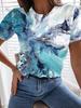 Short sleeved 3D digital printed cross-border new summer women's T-shirt fashion trend 2879 EMA
