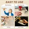 3/5/8/10pcs Basswood Sheet Thin Unfinished Wood Plywood Boards DIY Bass Wood Sheets Painting Crafts Laser Cutting Engraving